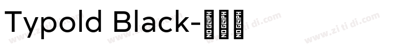 Typold Black字体转换